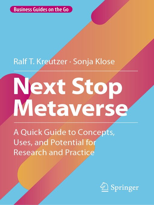 Title details for Next Stop Metaverse by Ralf T. Kreutzer - Available